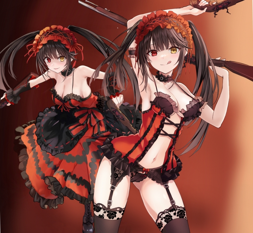 Tokisaki Kurumi (Date A Live) Rule 34 Image