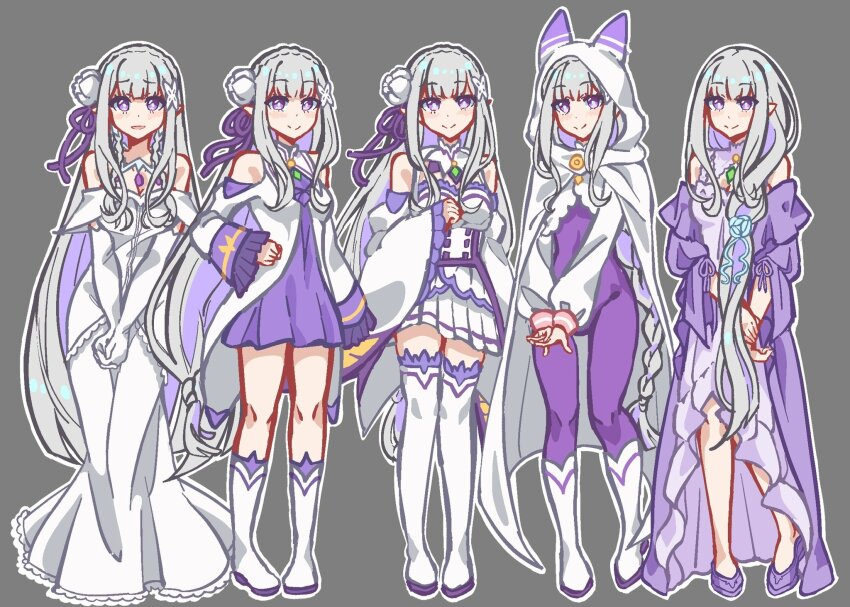 Emilia (Re:Zero) Rule 34 Image