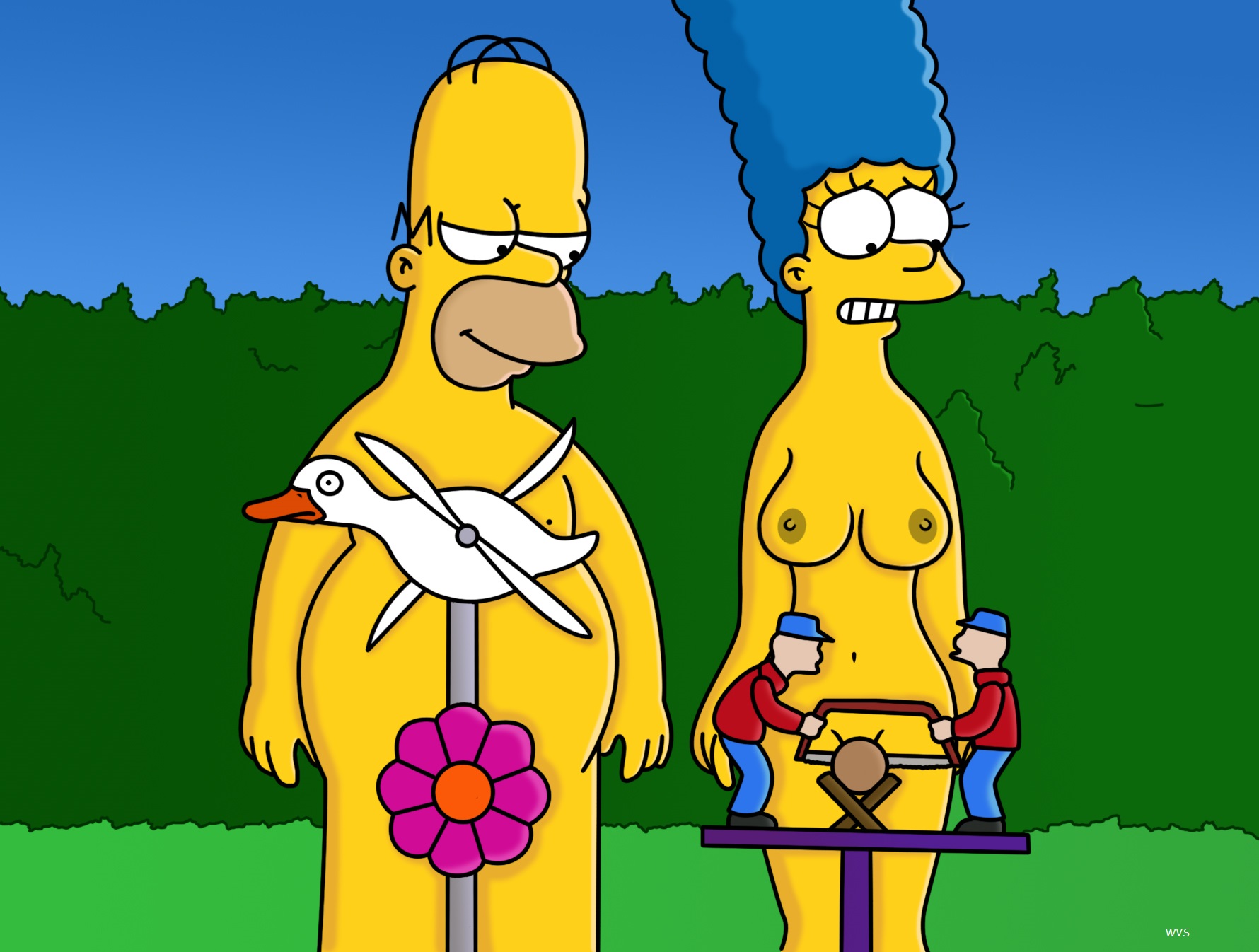 Homer Simpson (The Simpsons) Rule 34 Image