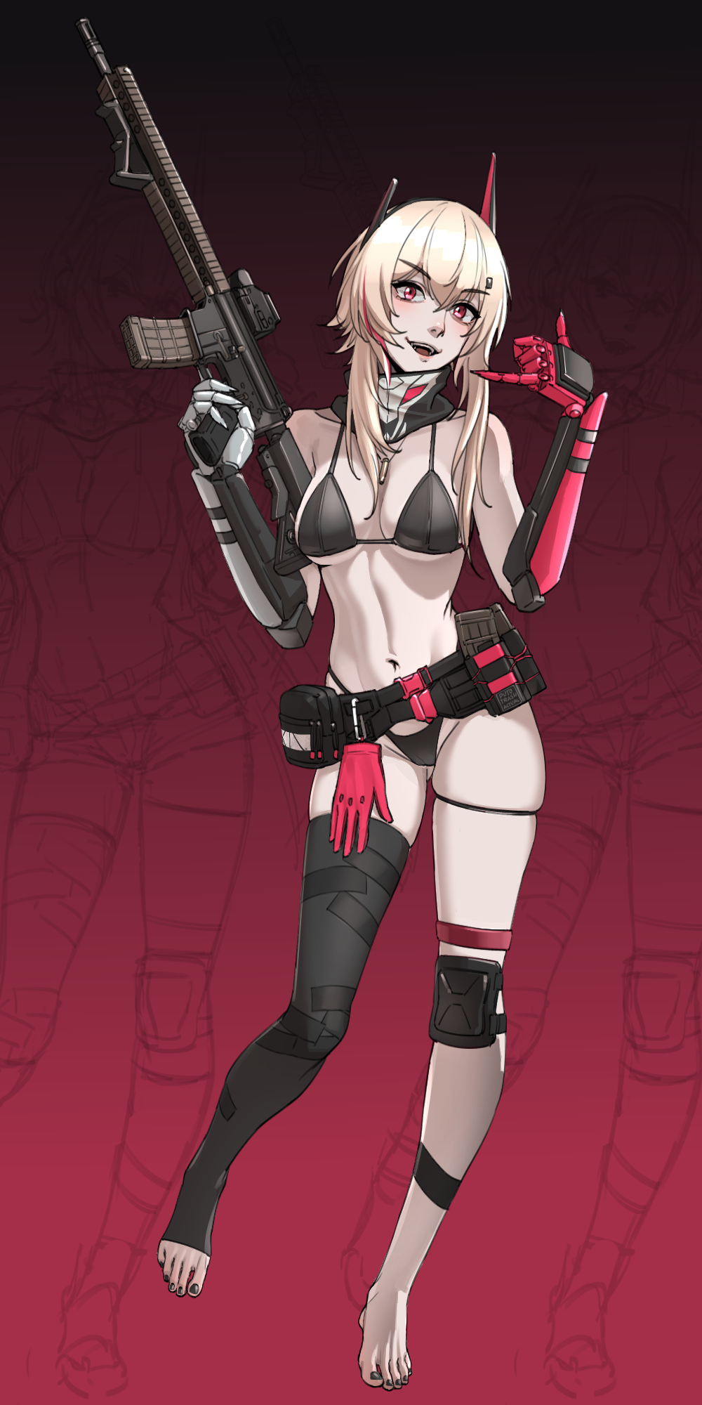 M4 Sopmod Ii (Girls' Frontline) Rule 34 Image
