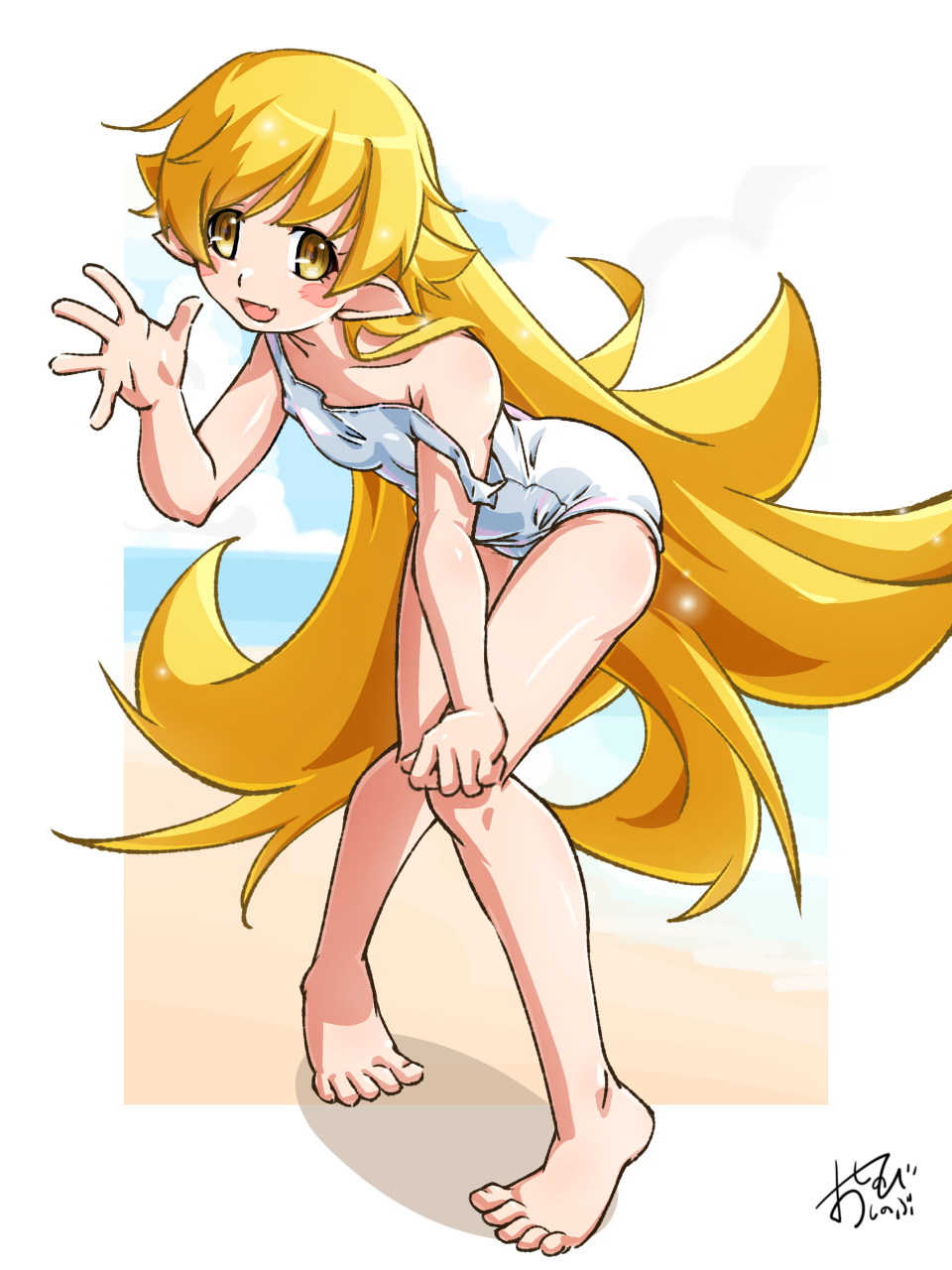Oshino Shinobu (Bakemonogatari) Rule 34 Image