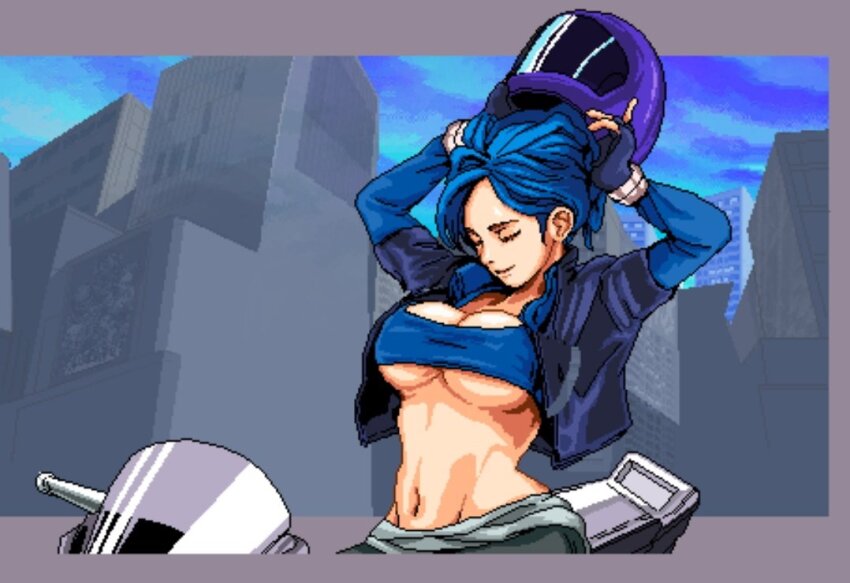 Blue Hair Rule 34 Image