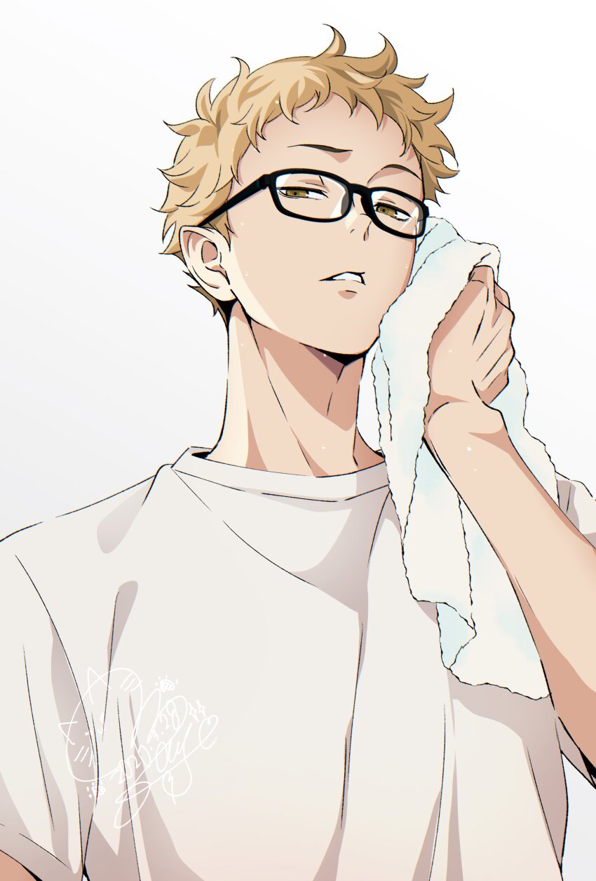 Tsukishima Kei (Haikyuu!!) Rule 34 Image