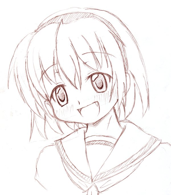 Houjou Satoko (Higurashi No Naku Koro Ni) Rule 34 Image