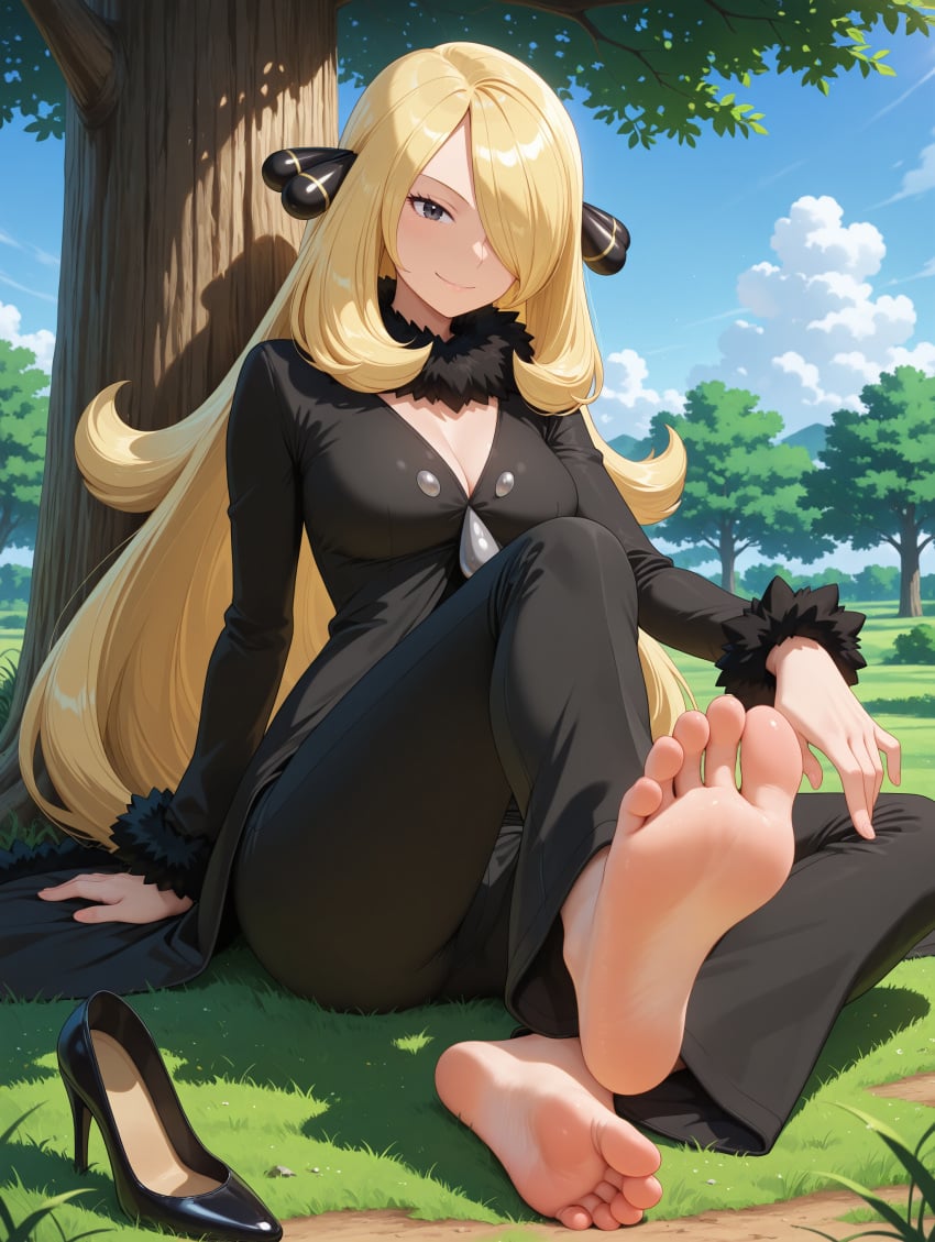 Cynthia (Pokemon) Rule 34 Image