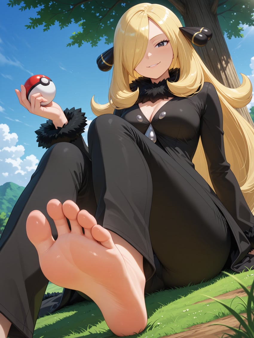 Cynthia (Pokemon) Rule 34 Image
