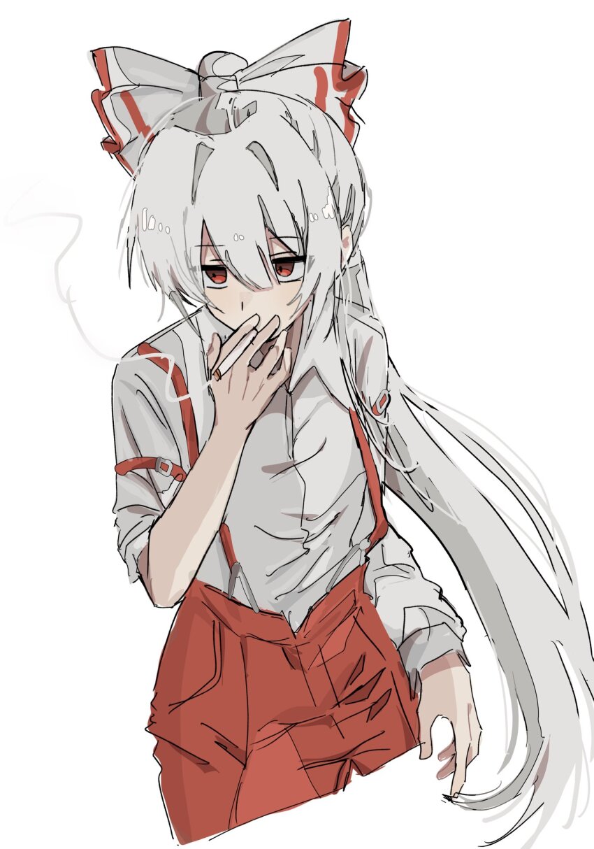 Fujiwara No Mokou (Touhou) Rule 34 Image