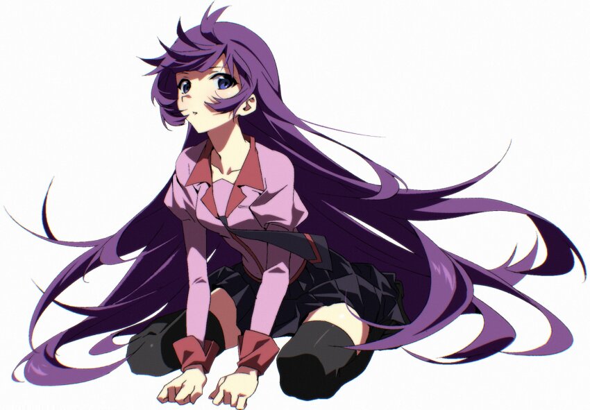 Senjougahara Hitagi (Bakemonogatari) Rule 34 Image