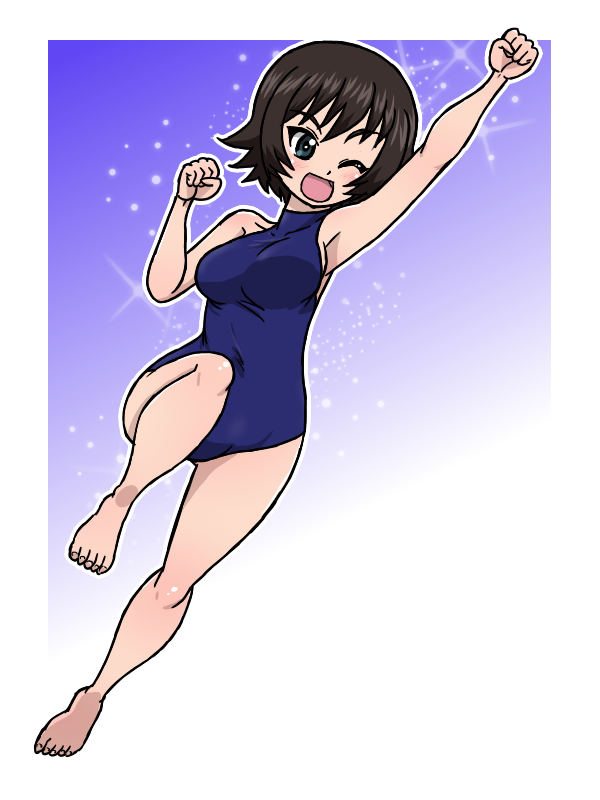Hida Ema (Girls Und Panzer) Rule 34 Image