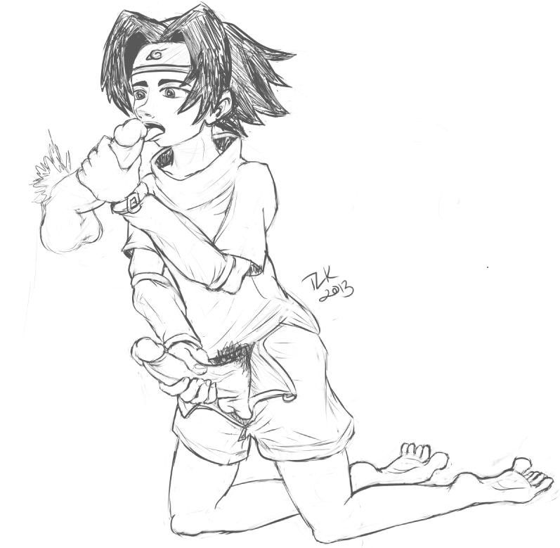 Sasuke Uchiha (Naruto) Rule 34 Image