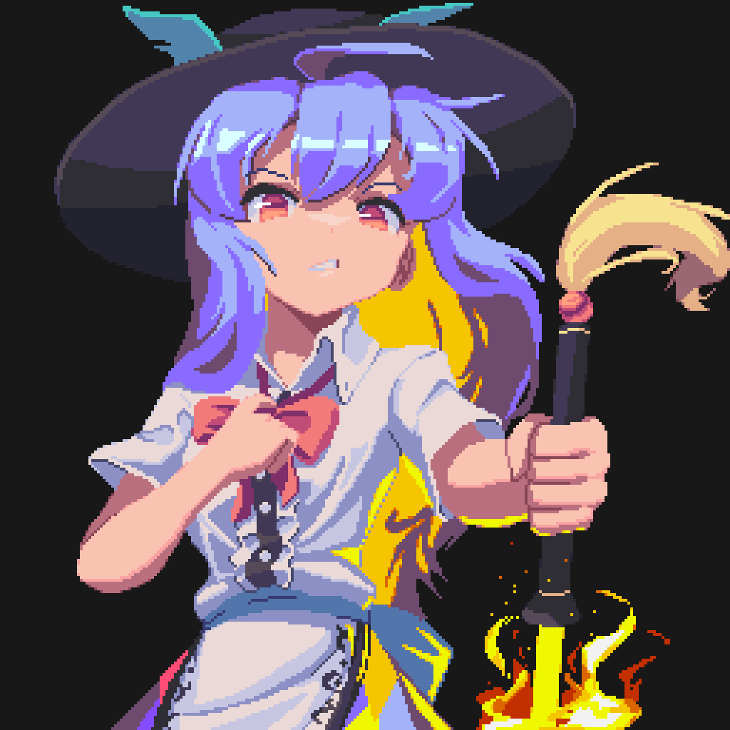 Hinanawi Tenshi (Touhou) Rule 34 Image