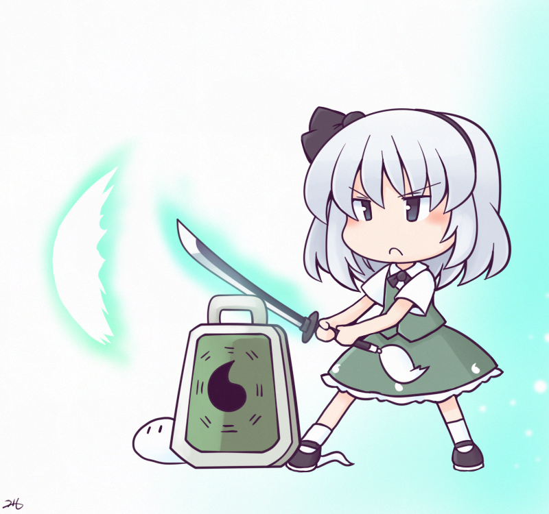 Konpaku Youmu (Touhou) Rule 34 Image