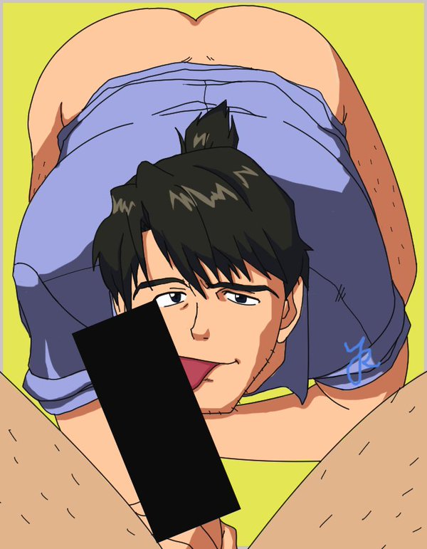 Ryoji Kaji (Neon Genesis Evangelion) Rule 34 Image