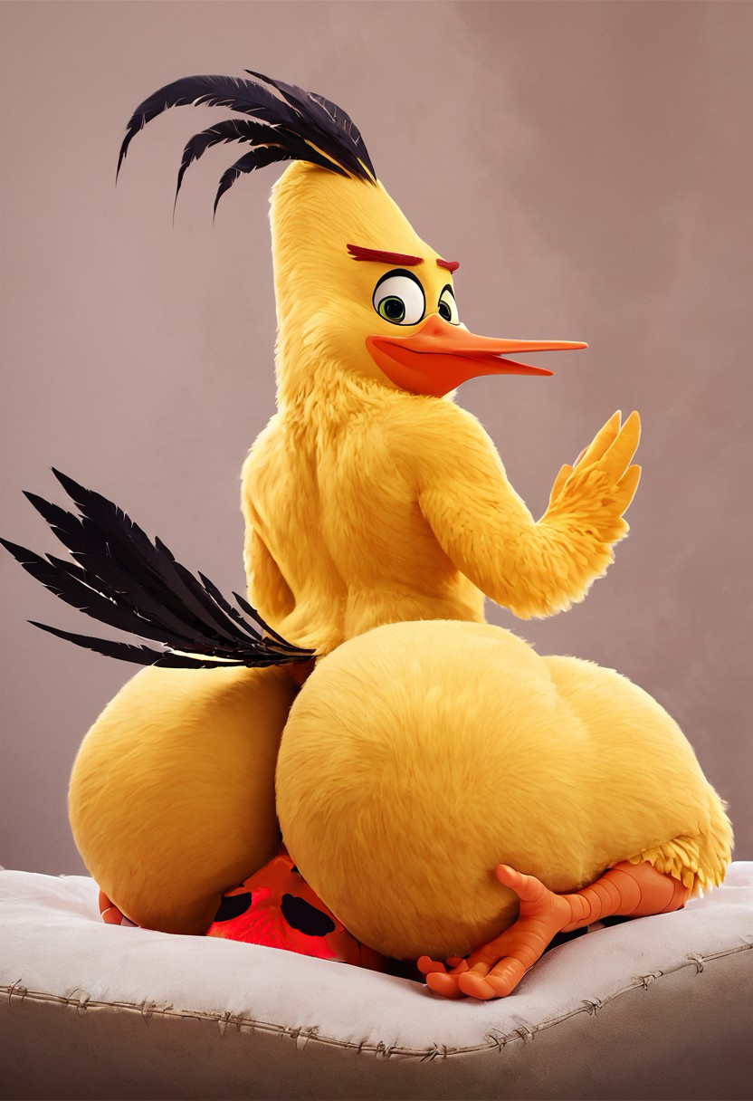 Chuck (Angry Birds) Rule 34 Image