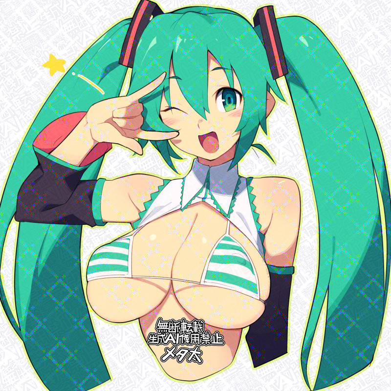 Hatsune Miku (Vocaloid) Rule 34 Image