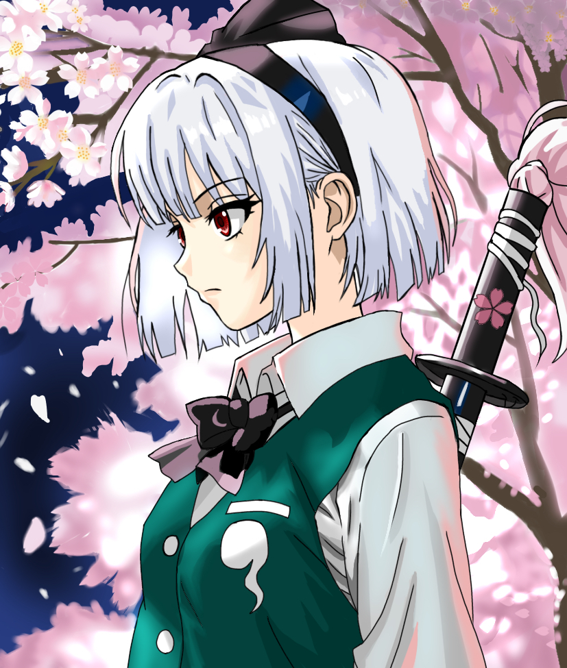Konpaku Youmu (Touhou) Rule 34 Image