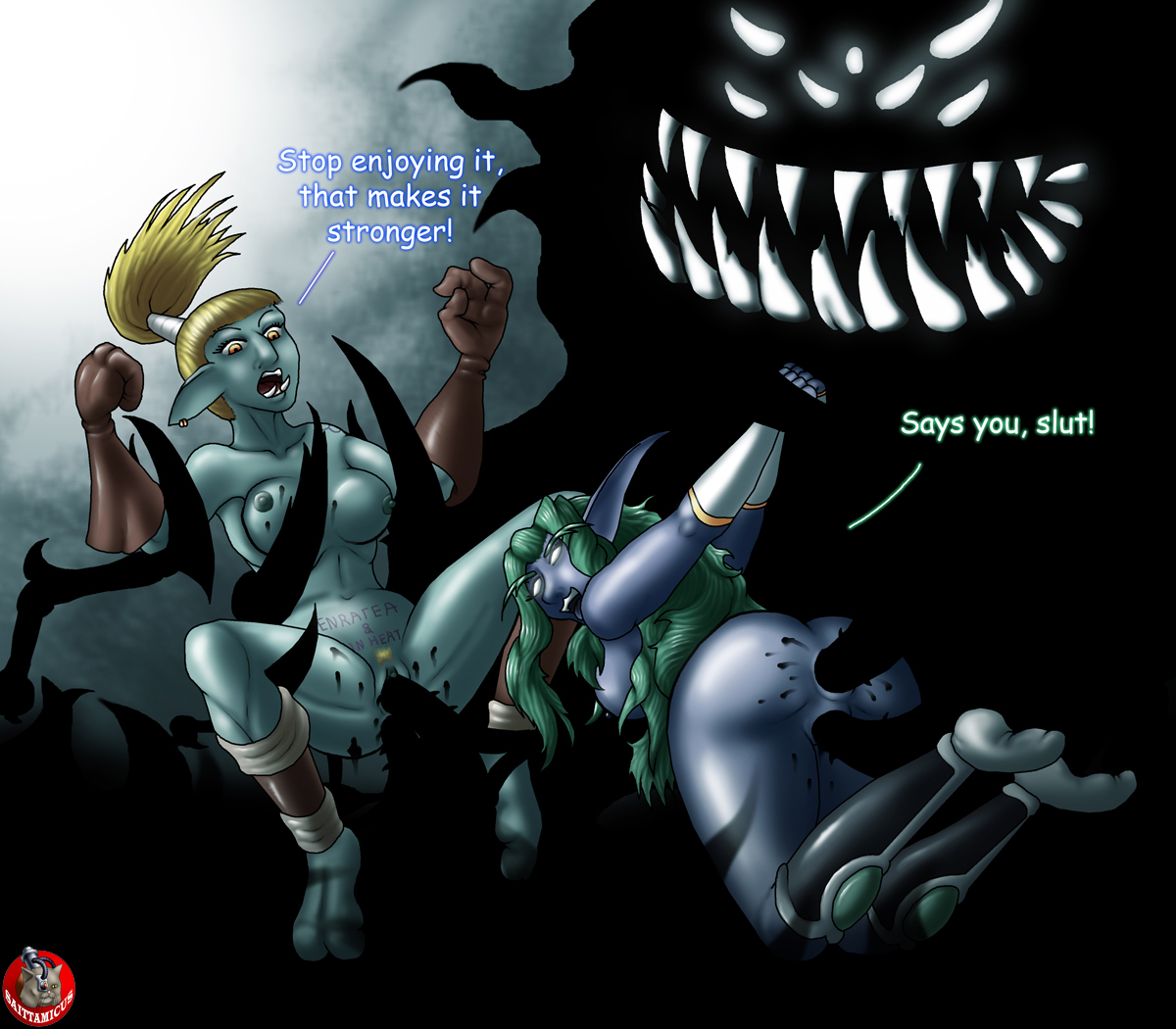 Night Elf (Warcraft) Rule 34 Image
