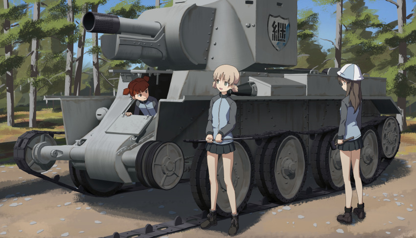 Aki (Girls Und Panzer) Rule 34 Image