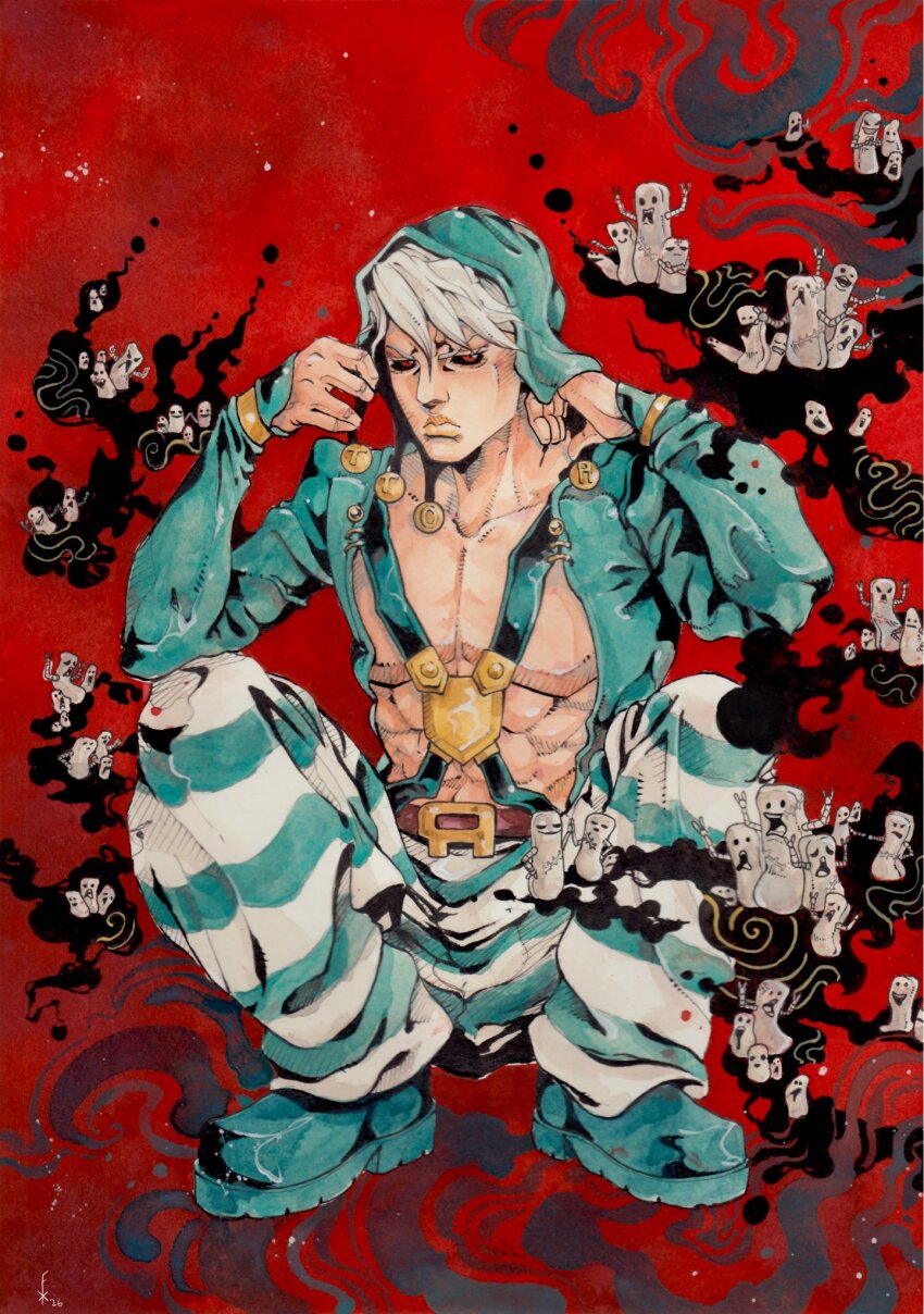 Risotto Nero (Jojo No Kimyou Na Bouken) Rule 34 Image
