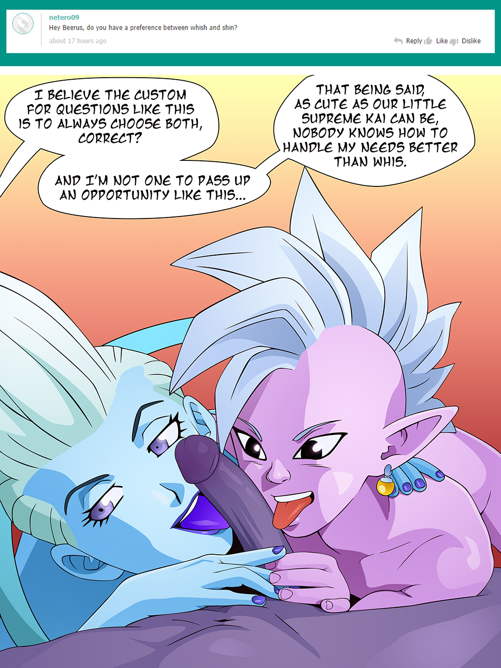 Beerus (Dragon Ball) Rule 34 Image