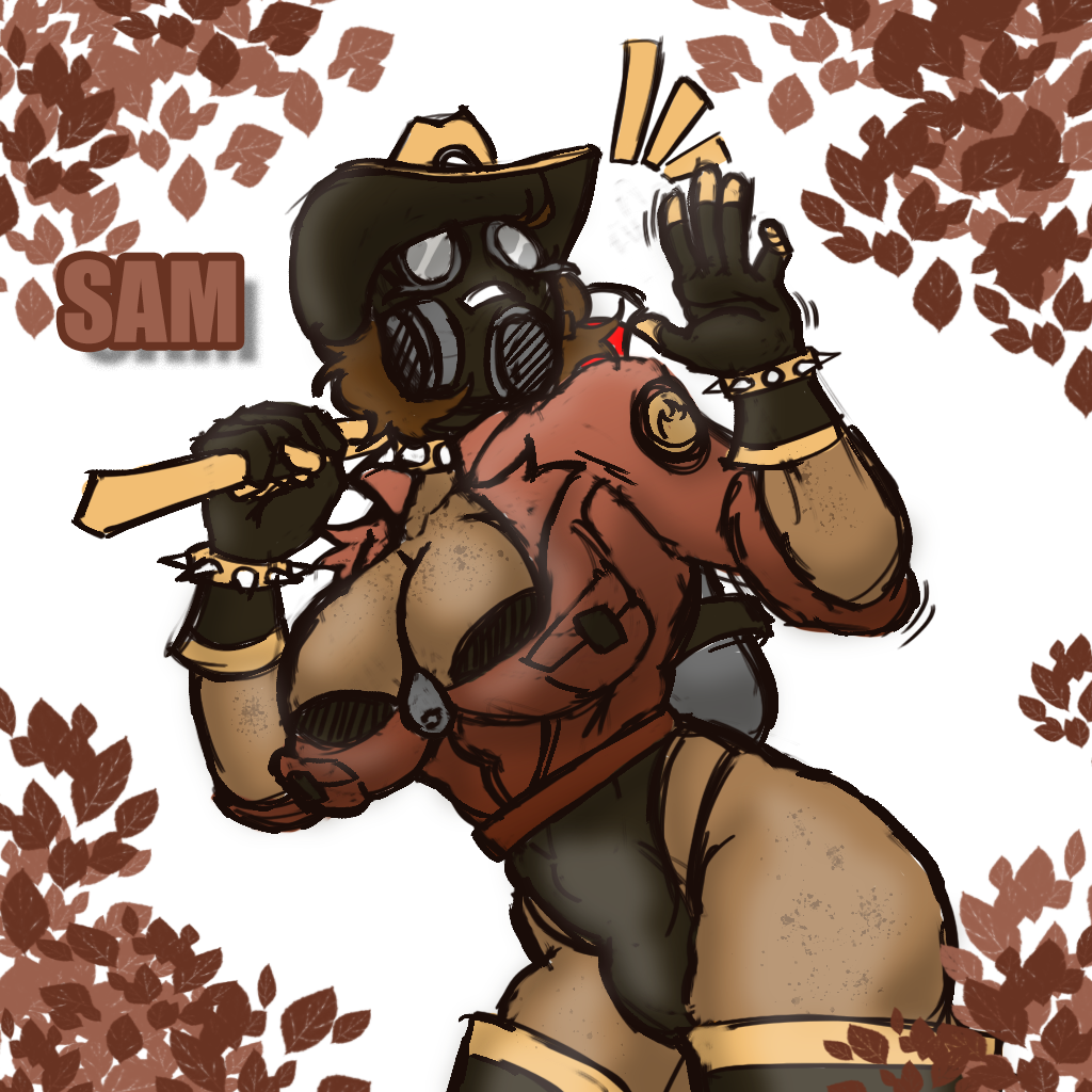 Fempyro (Female Pyro) Rule 34 Image