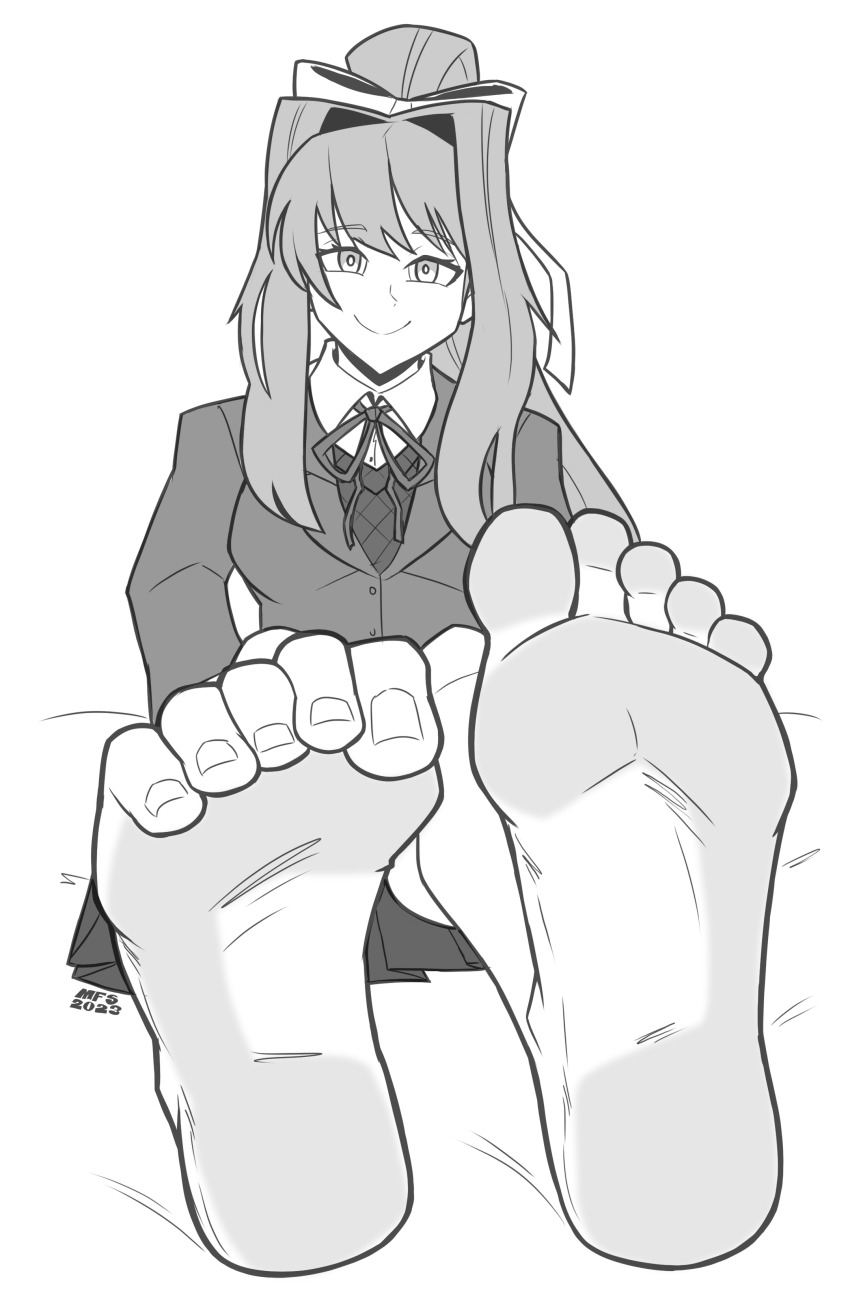 Monika (Doki Doki Literature Club) Rule 34 Image