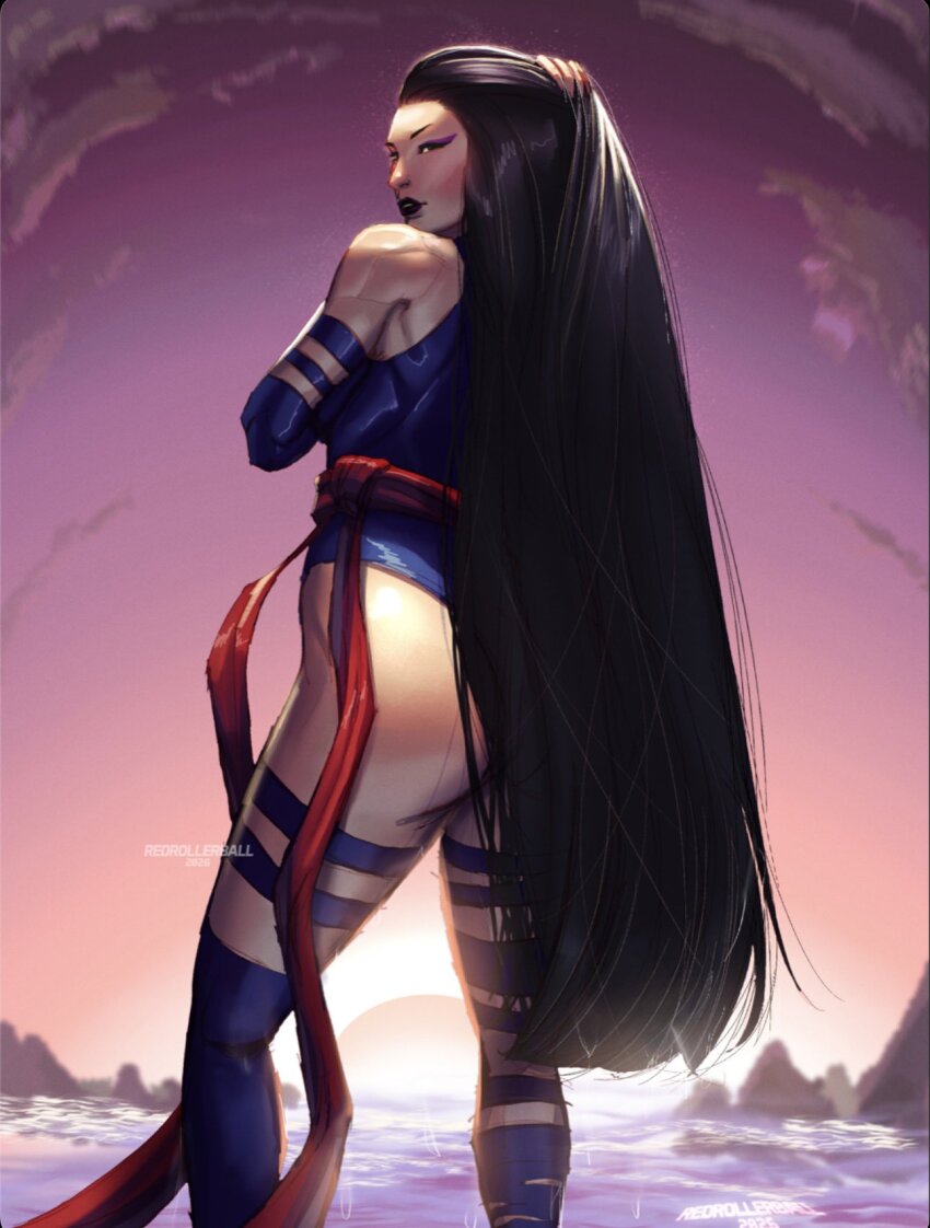 Psylocke (Marvel) Rule 34 Image