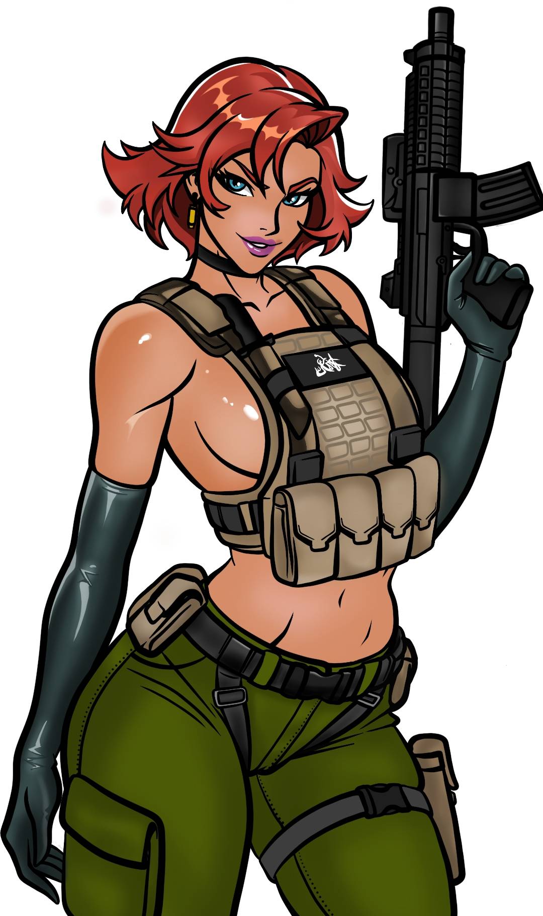Meryl Silverburgh (Metal Gear) Rule 34 Image