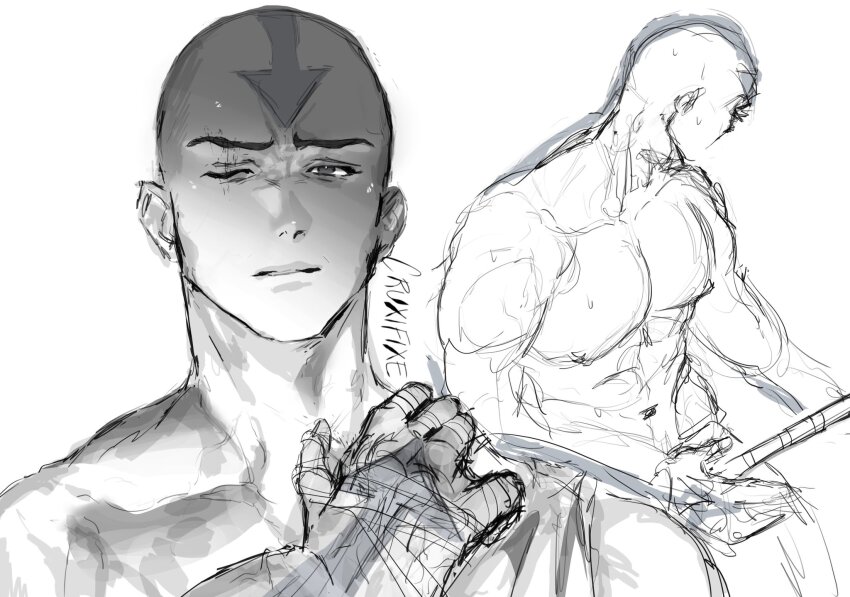 Aang (Avatar: The Last Airbender) Rule 34 Image