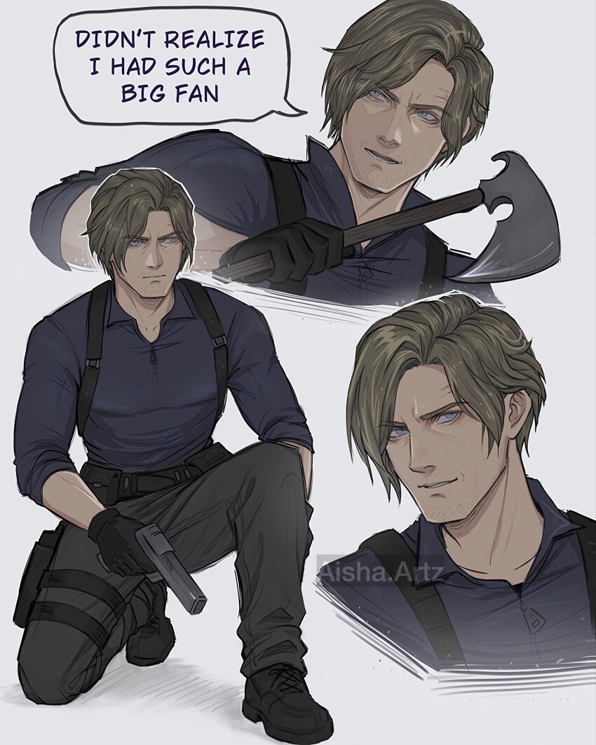 Leon S. Kennedy (Resident Evil) Rule 34 Image