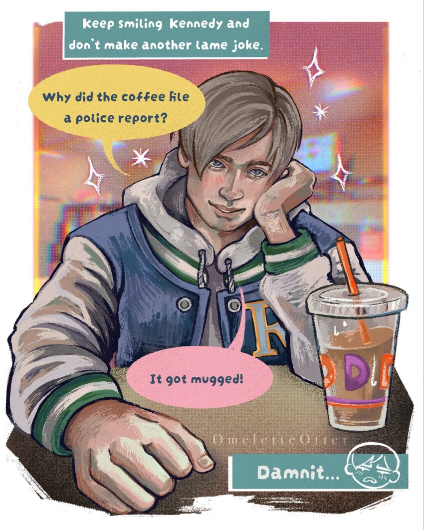 Leon S. Kennedy (Dunkin' Donuts) Rule 34 Image