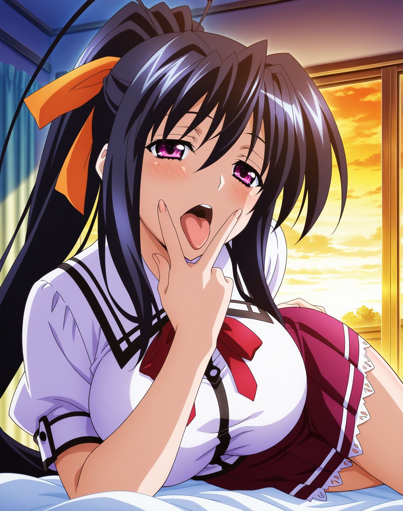 Akeno Himejima (High School Dxd) Rule 34 Image