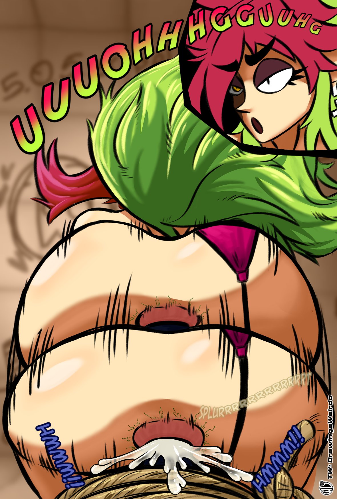 Black Hot (Villainous) Rule 34 Image