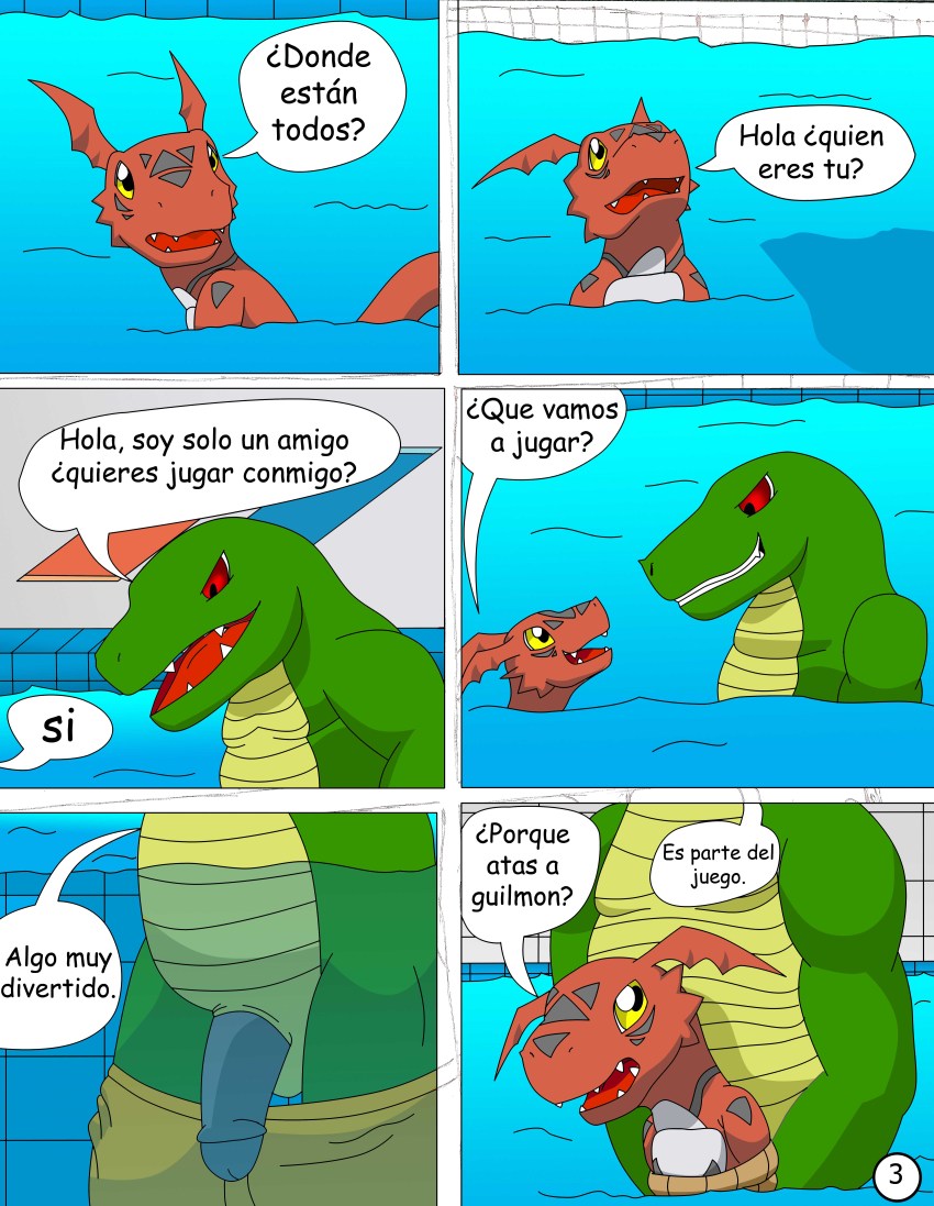 Guilmon (Digimon) Rule 34 Image