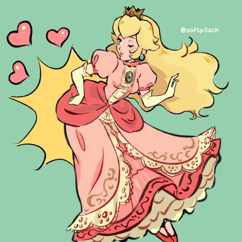 Princess Peach (Mario (Series)) Rule 34 Image