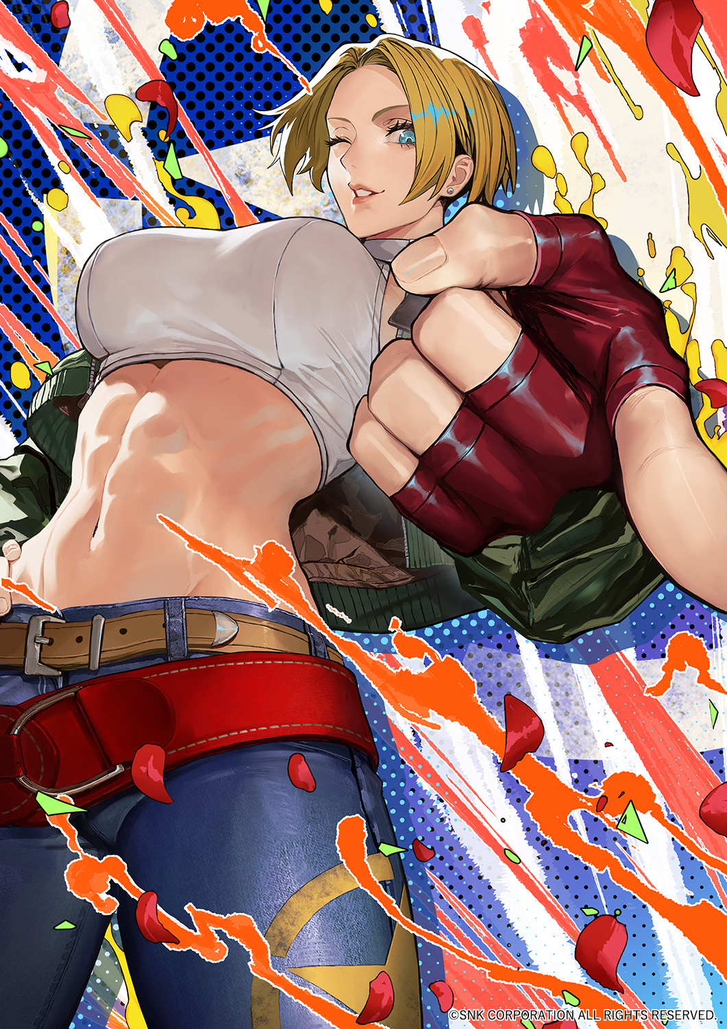 Blue Mary (Fatal Fury) Rule 34 Image