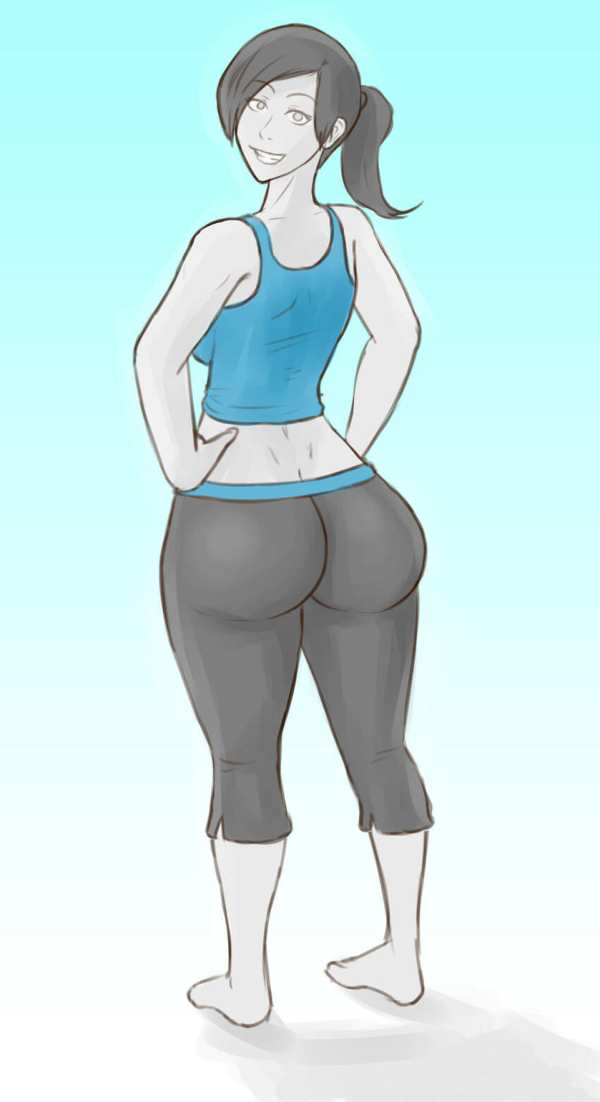 Wii Fit Trainer (Female) Rule 34 Image