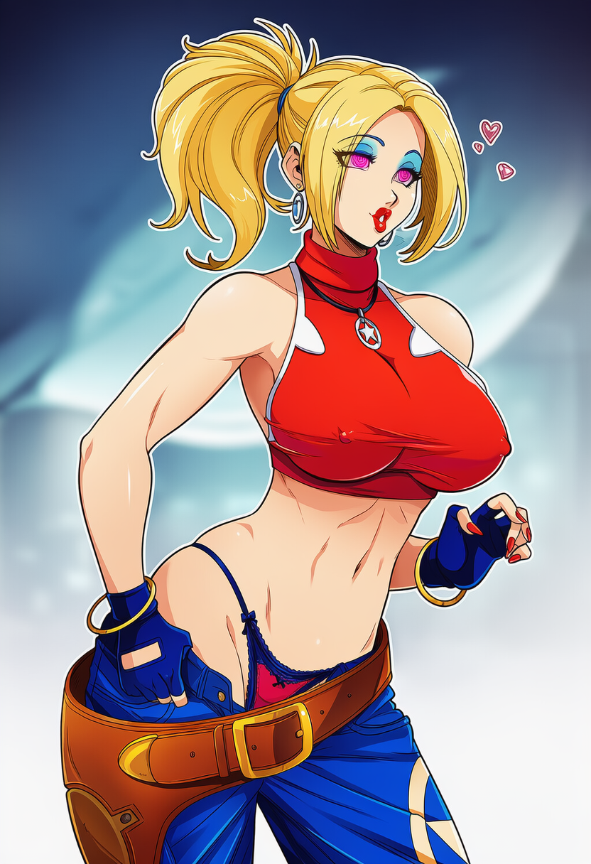 Blue Mary (Fatal Fury) Rule 34 Image