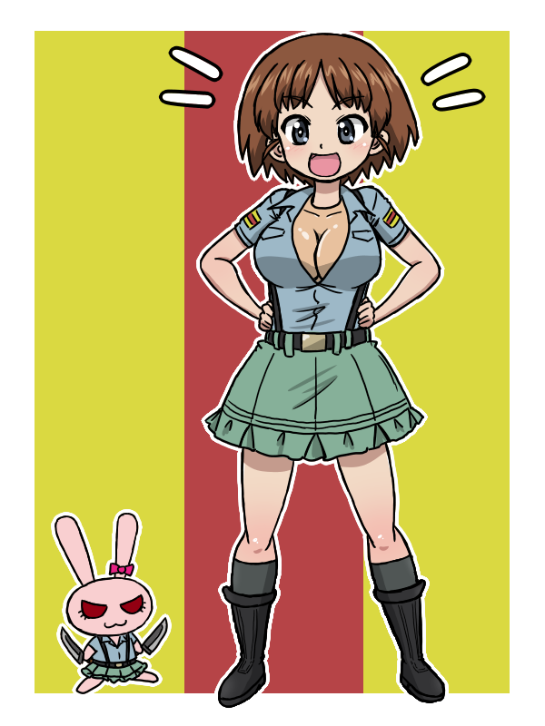 Sakaguchi Karina (Girls Und Panzer) Rule 34 Image