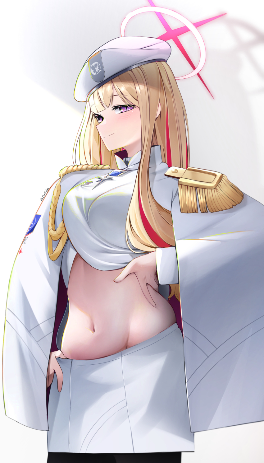 Blonde Student Council President (Blue Archive) Rule 34 Image