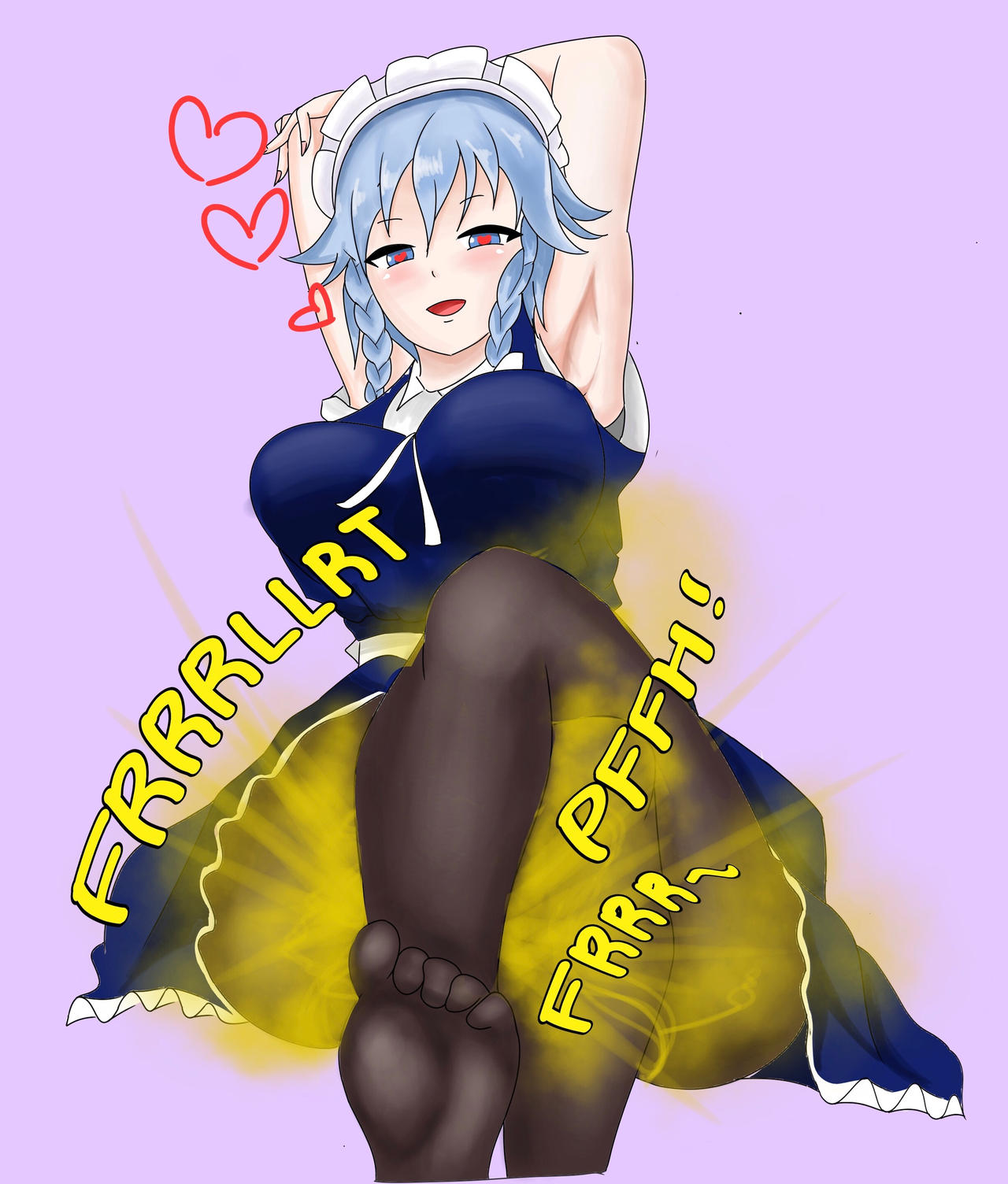 Sakuya Izayoi (Touhou) Rule 34 Image