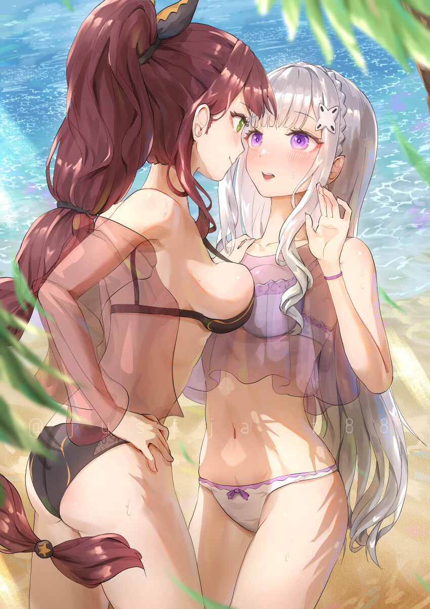Emilia (Re:Zero) Rule 34 Image