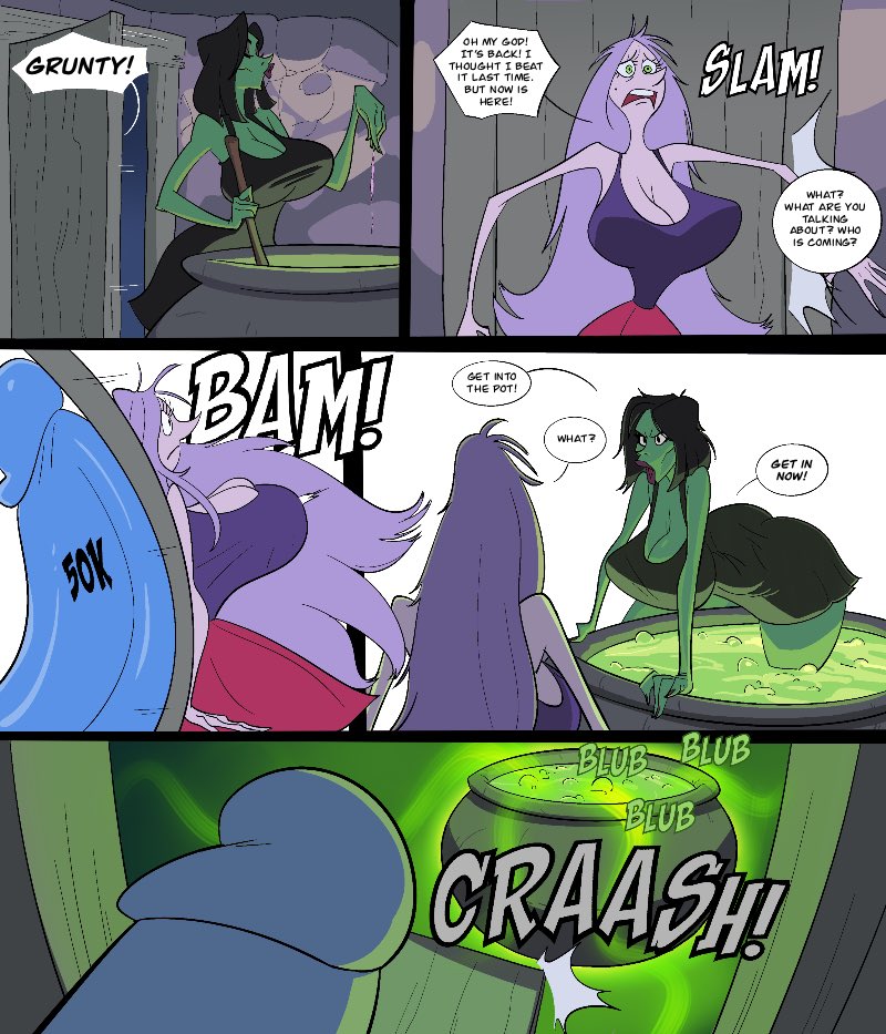 Game Over Gruntilda (Banjo-Kazooie) Rule 34 Image