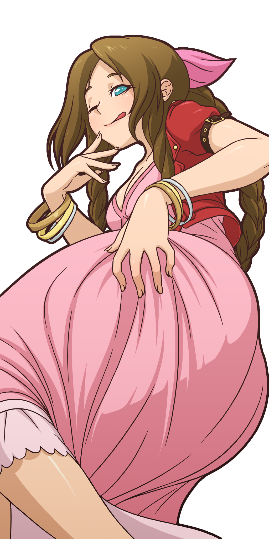 Aerith Gainsborough (Final Fantasy) Rule 34 Image
