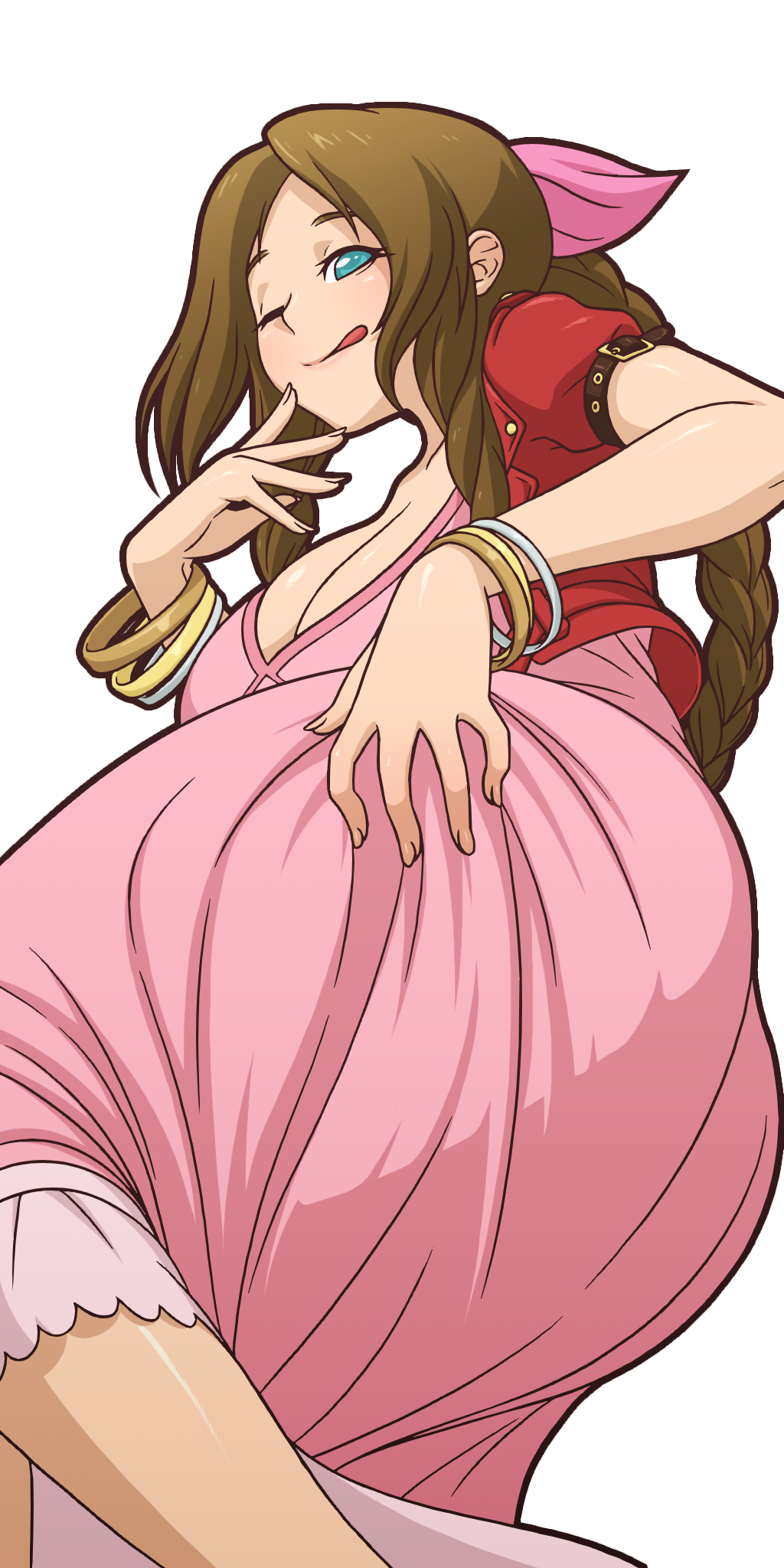 Aerith Gainsborough (Final Fantasy) Rule 34 Image