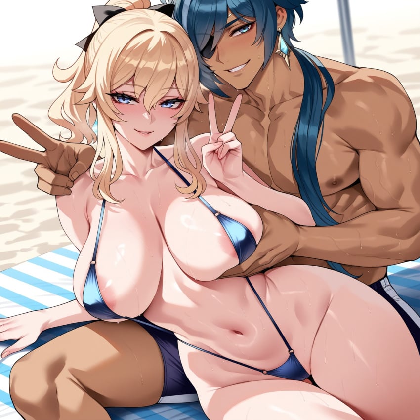 Kaeya (Genshin Impact) Rule 34 Image