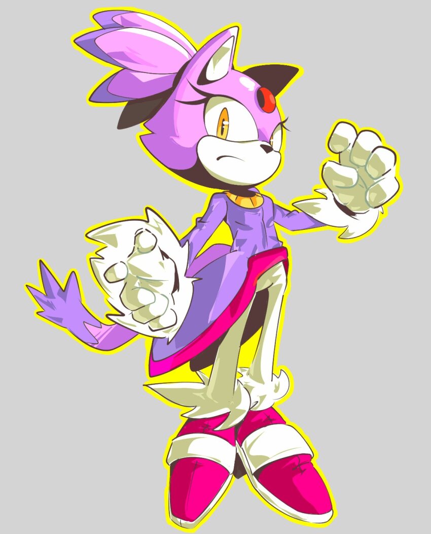Blaze The Cat (Sonic (Series)) Rule 34 Image