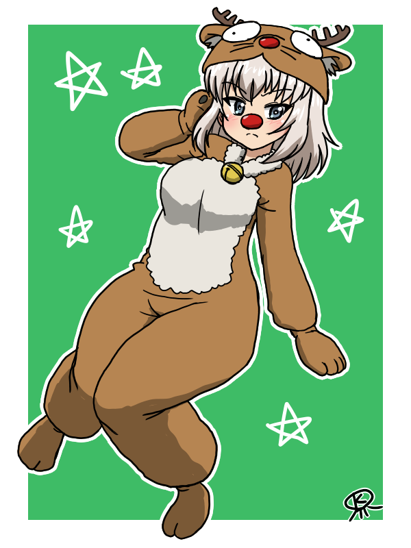 Itsumi Erika (Christmas) Rule 34 Image