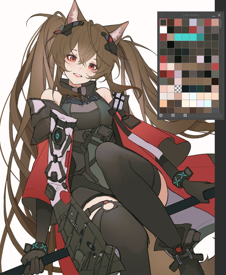 Angelina (Arknights) Rule 34 Image