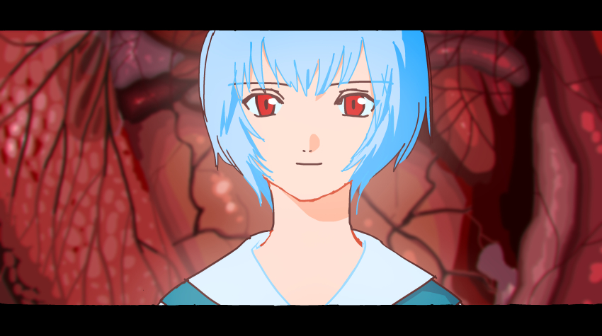 Ayanami Rei (Neon Genesis Evangelion) Rule 34 Image
